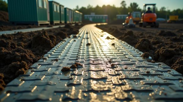 Why bog mats are essential for safe site access in Bedfordshire